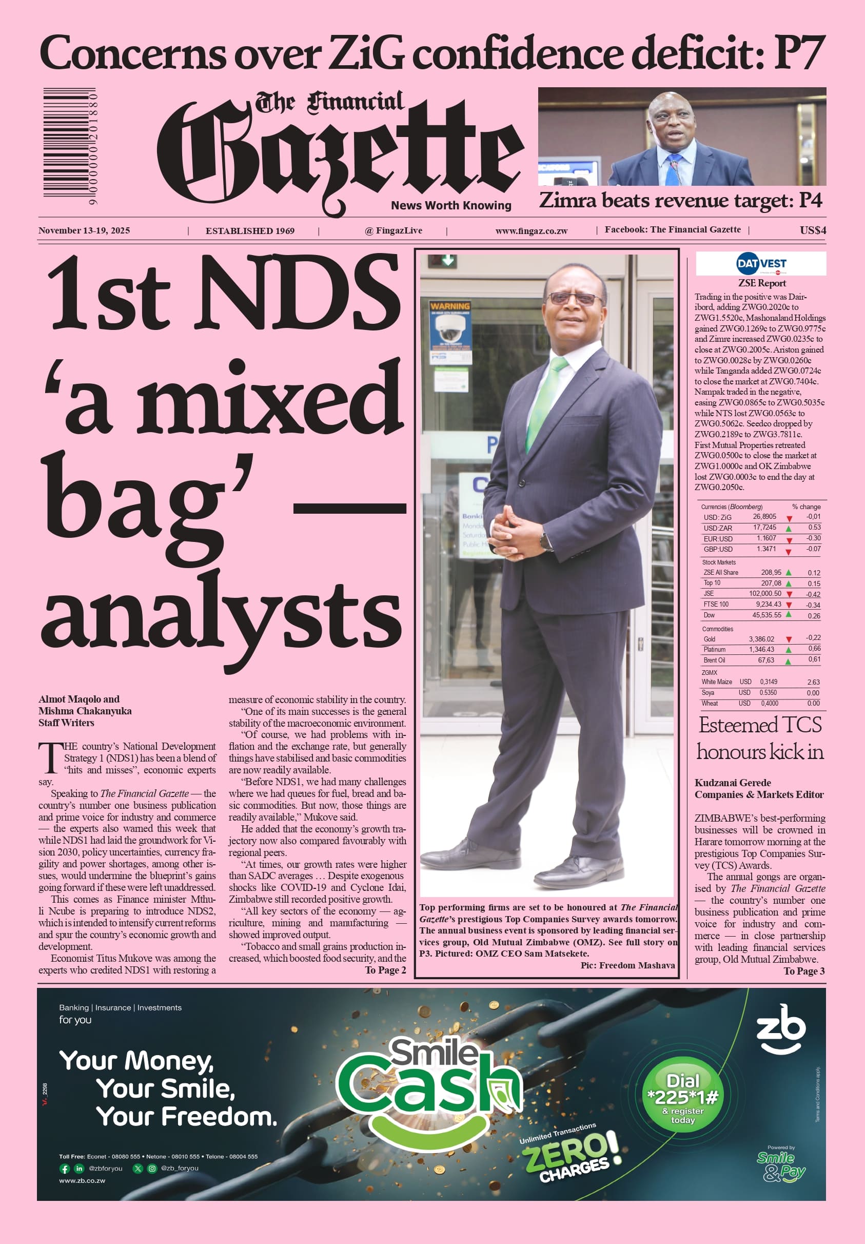 Thursday 13 November 2025